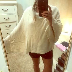 Cashmere blend cape sweater